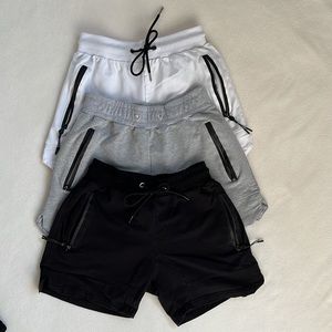 CEHT Mens Small Workout Running Shorts Lightweight  w/ Zipper Pockets